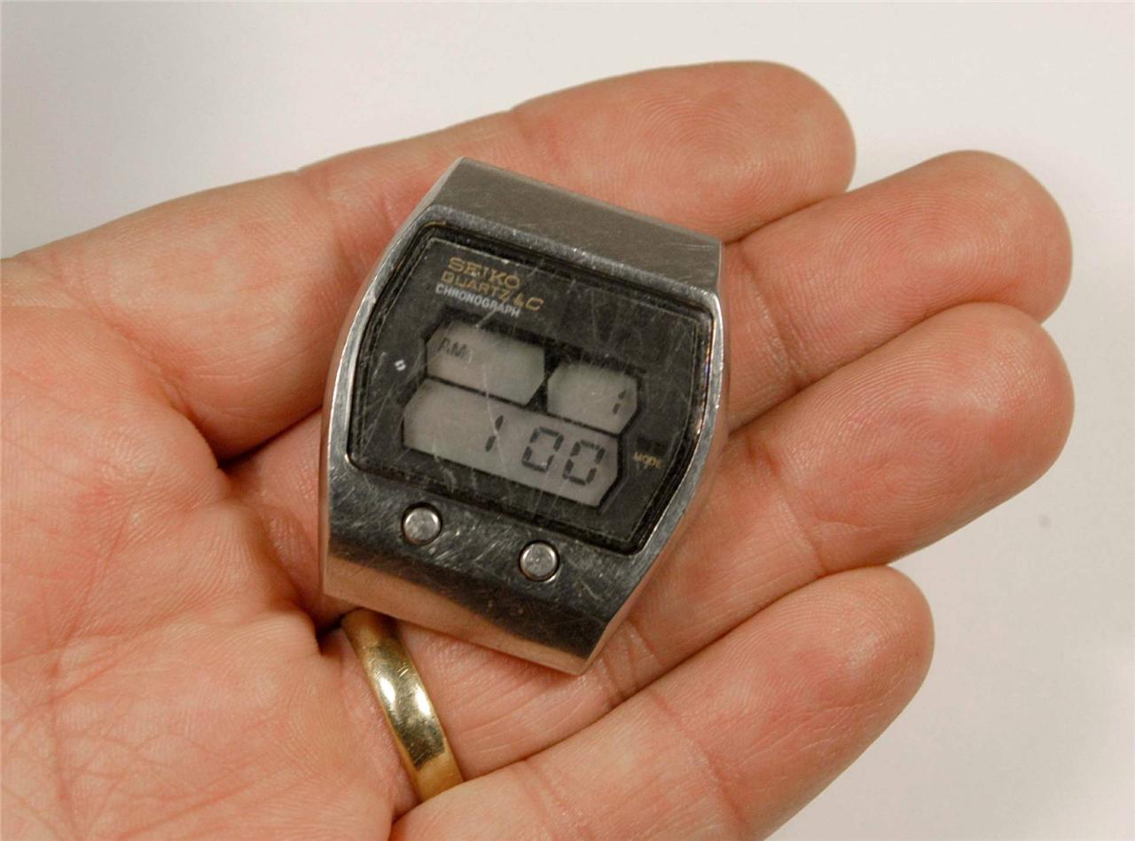 Vintage SEIKO 0634 5001 DIGITAL WATCH QUARTZ LC 1976 Original Pull Crown eBay