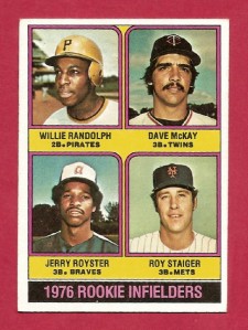 1976 TOPPS U COMPLETE PICK 25 RANDOLPH GUIDRY RC STARS