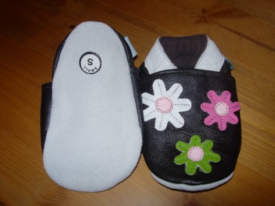 Leather Baby Shoes on New Leather Baby Shoes 0 6 6 12 12 18 18 24 Mths Daisy   Ebay