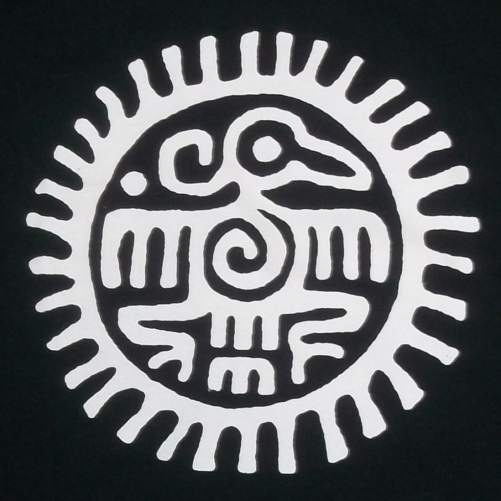 Ancient-Thunderbird-Mayan-Aztec-Black-Crew-T-Shirt