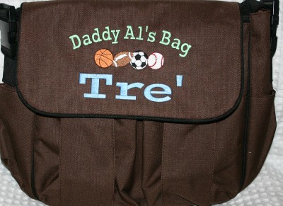 Monogrammed Baby  on Personalized Diaper Baby Bag   Blanket   Hat   Ebay