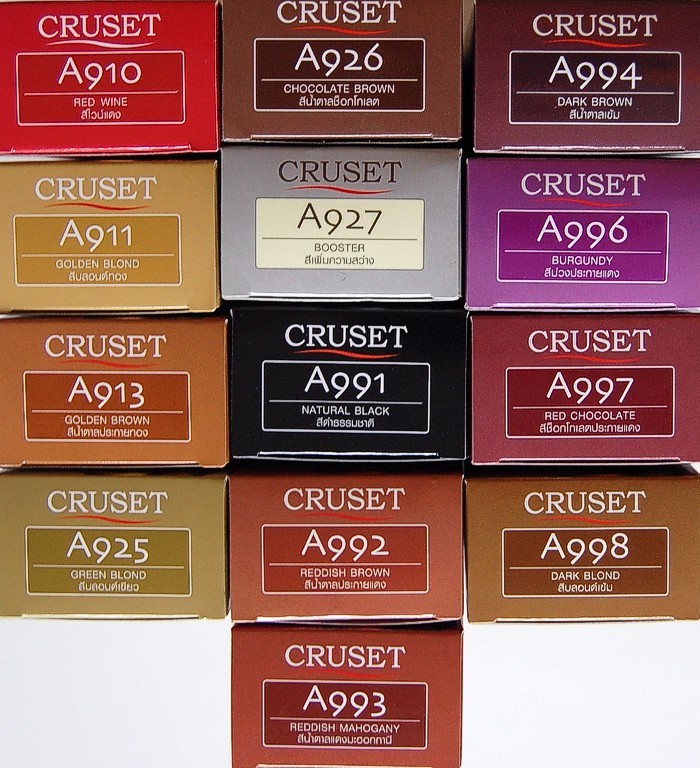 Cruset Hair Colour Permanent Cream Hair Dye 12 Colors Ammonia Free Ebay 3069