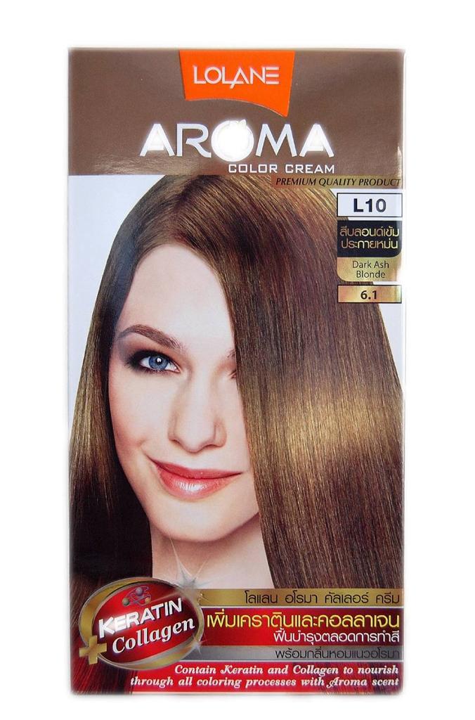 Lolane professional aroma hair color cream 60g + keratin and collagen