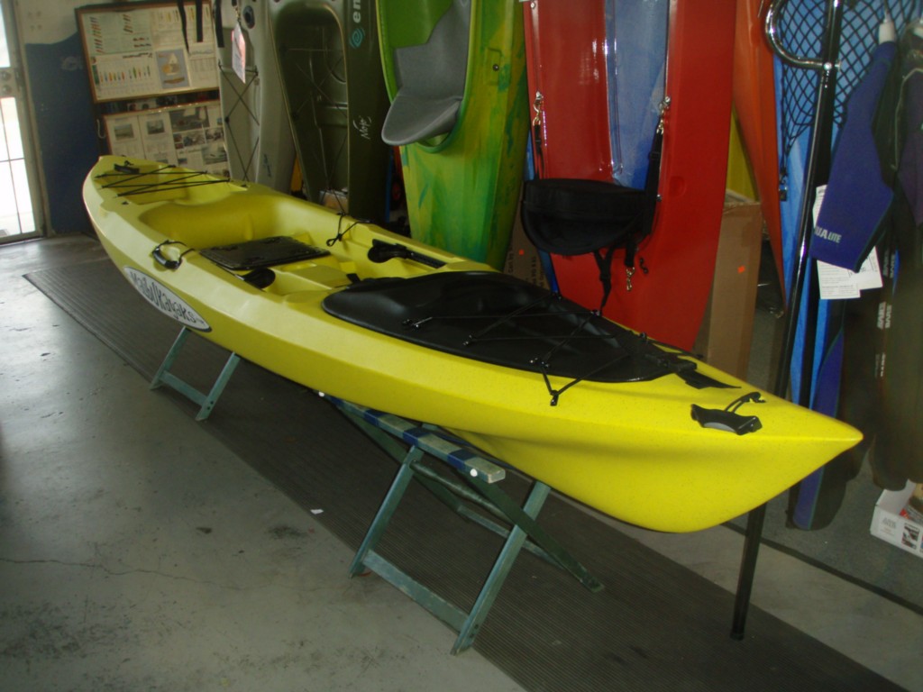 Malibu X13 fast fun sit on top fishing stable kayak w/ 2 flush mount