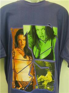 LITA DIVA T-Shirt size X LARGE -TNA WWF WRESTLING WWE
