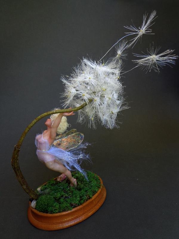 fairy dandelion statue