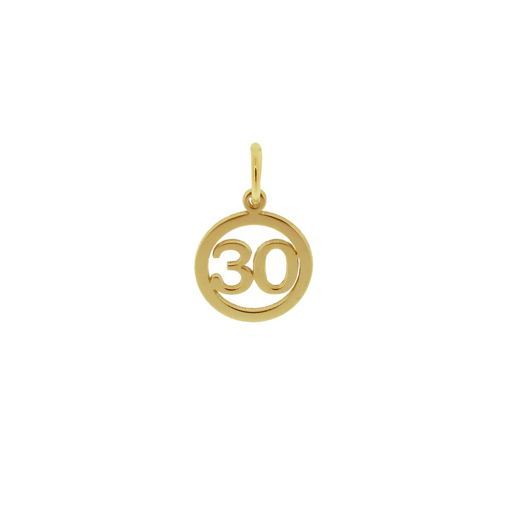 375 SOLID 9CT GOLD BIRTHDAY NUMBER AGE CHARM PENDANT GIFT 10-70