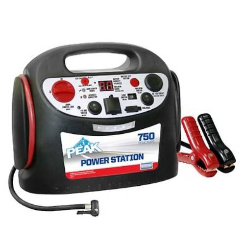 Peak Battery Jump Starter PowerStation 750 Amps Portable Power w/Air