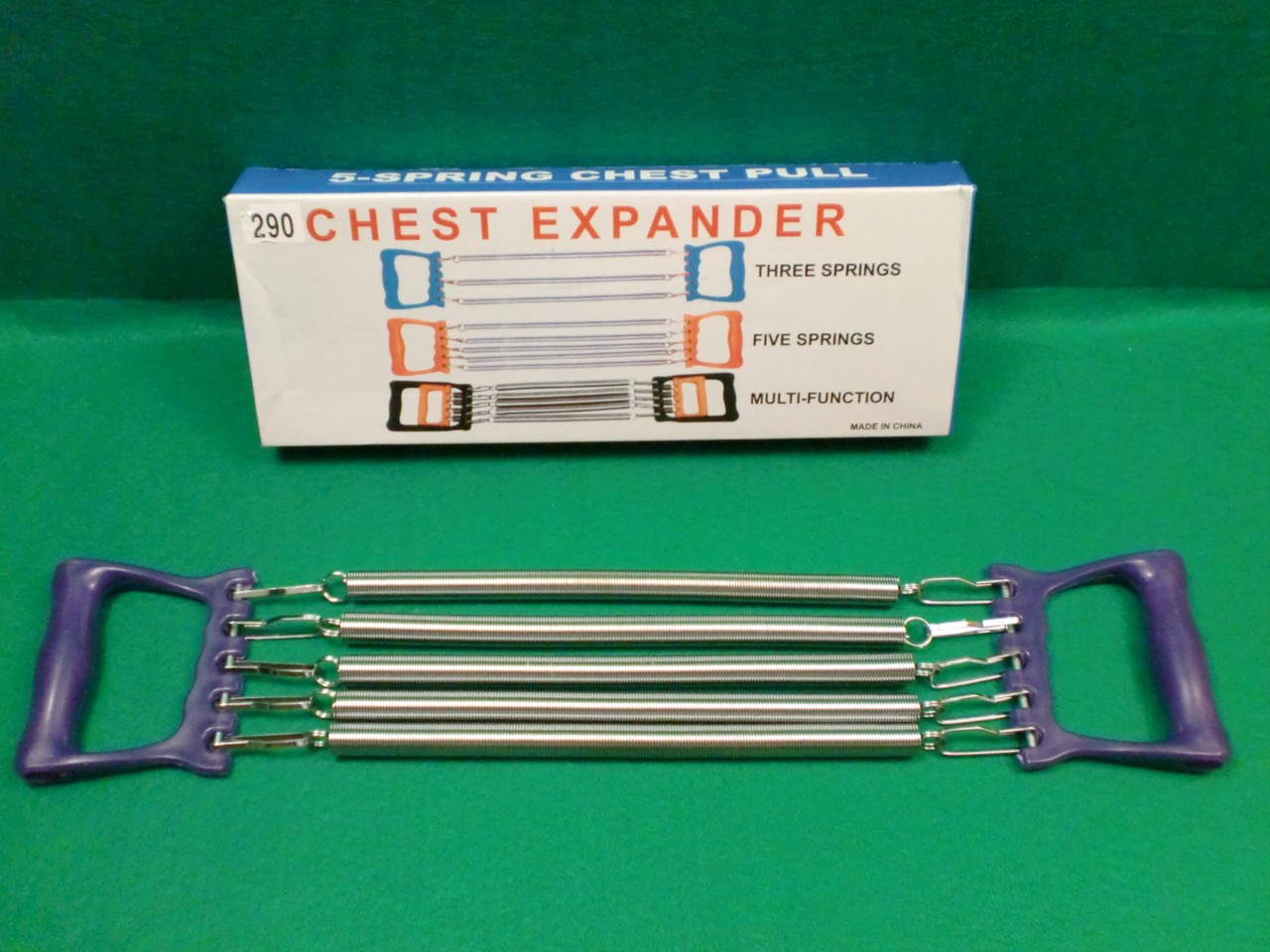 New 5 Spring Chest Expander (adjustable tension) Home Exercise
