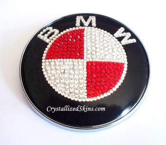 Pink swarovski bmw emblem #6