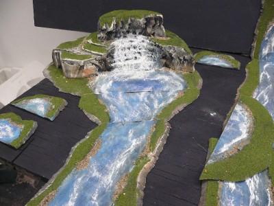 COMMISSION 10Pc River+Falls WARGAME TERRAIN for...well you know... | eBay