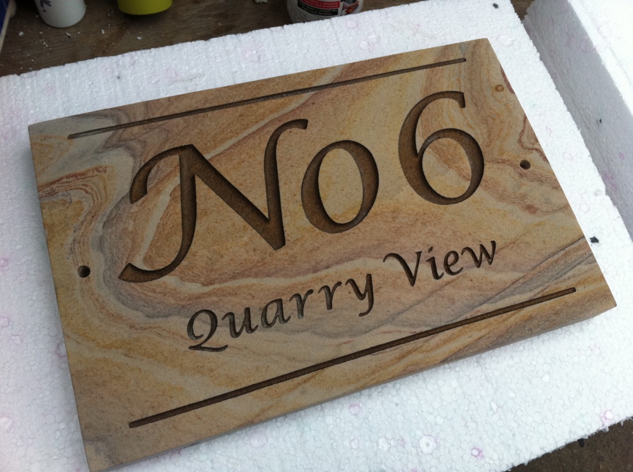 Slate,Granite,Sandstone House sign / Plaque Deeply Engraved { Not Laser