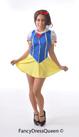 Sexy Snow White Fancy Dress Costume Size 8-10