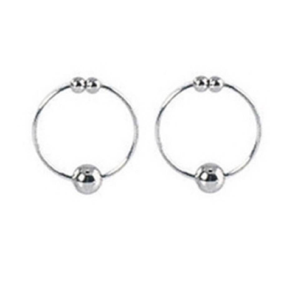 Fetish Fantasy Series Nipple Bull Rings Gold or Silver Non Piercing Body Jewelry - Picture 3 of 3