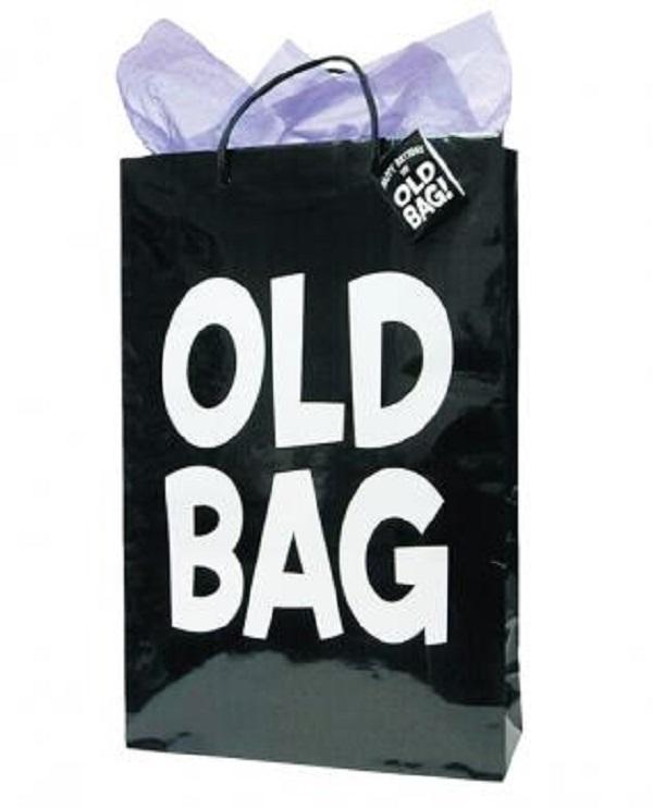 Over the Hill Funny Adult Birthday Gag Gift Bags Getting Older Bag Age 40 50 + - Picture 6 of 15