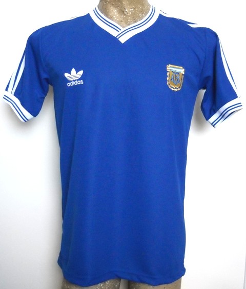 argentina 1986 retro home soccer jersey