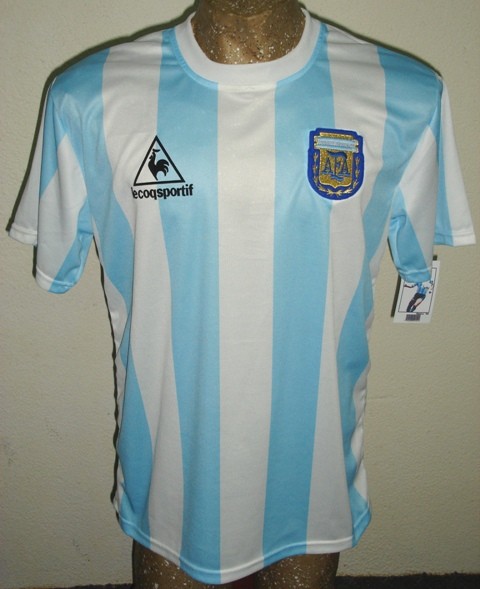 vintage jerseys VINTAGE ARGENTINA SOCCER CUP RETRO #10 MARADONA cup world WORLD 1986 JERSEY