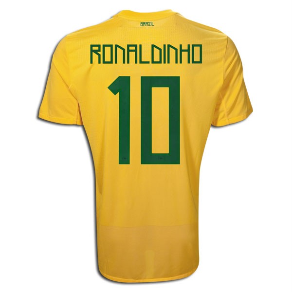 NEW ORIGINAL 2011 2012 BRASIL BRAZIL RONALDINHO #10 SOCCER FOOTBALL