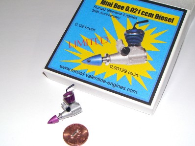 Ronald Valentine Engines 30th Anniversary Mini Bee 0.021cc ...