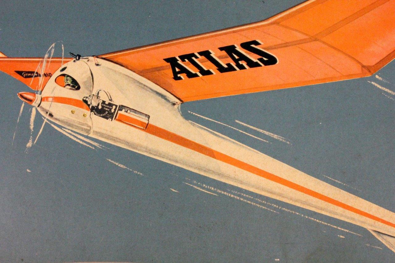 Very Rare Graupner Atlas 1.5cc Model Airplane Kit | eBay