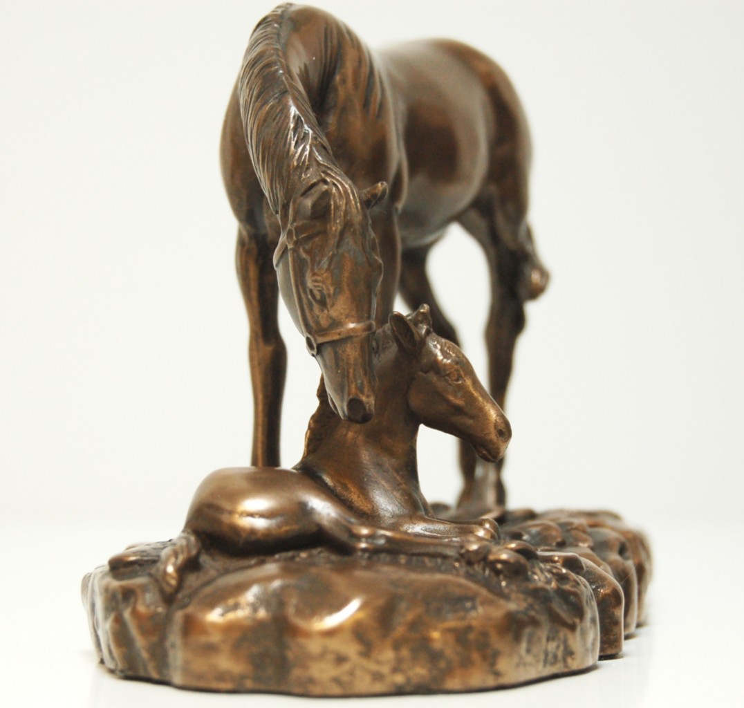 Genesis Fine Arts Heredities Statue MARE & FOAL DG044 eBay