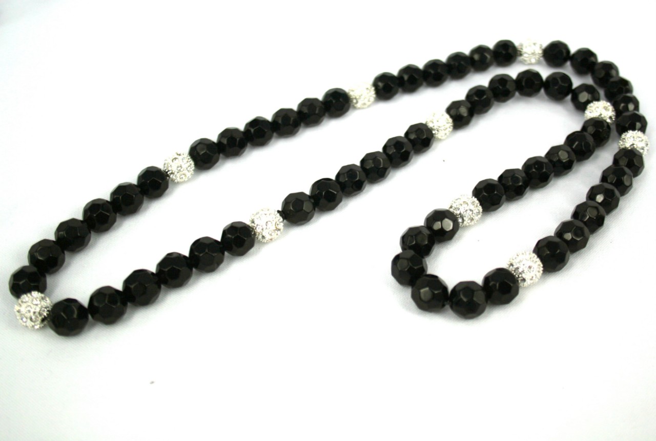 NEW SHAMBALLA NECKLACE12mm DISCO CRYTAL BALLSFREE P&PUK FAST