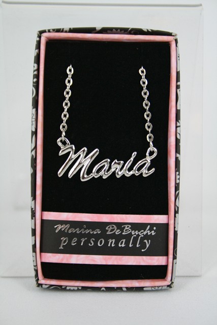 Personalised Name Necklace- MANDY/MARGARET/MARIA/MARIE/MARY/MEGAN/MEL/MELANIE/ N - Picture 4 of 10