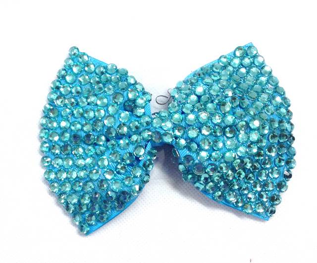 Girl Ladies Fashion Shining Brand New Diamante Crystal Bow Hair Clip Large Size eBay