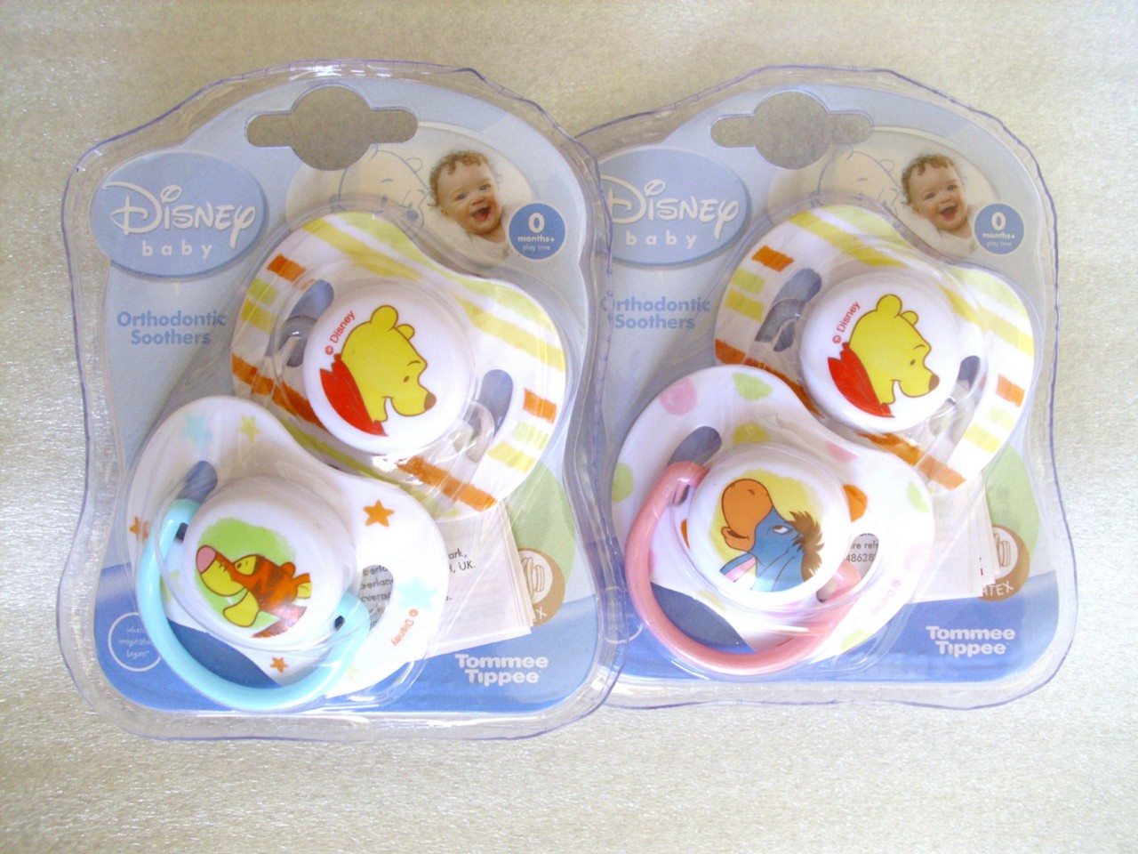 Tommee Tippee Disney Baby Latex Orthodontic Soothers eBay