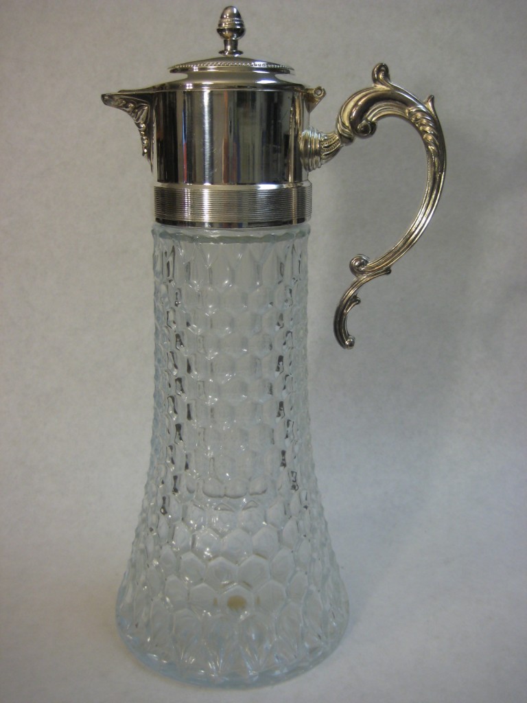 F.B. ROGERS 2QT CHILLIT PITCHER SILVERPLATE & GLASS eBay