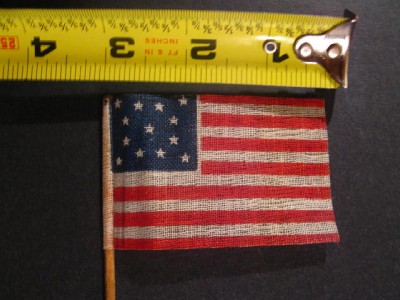 1876 American Flag. Vintage Original 1876
