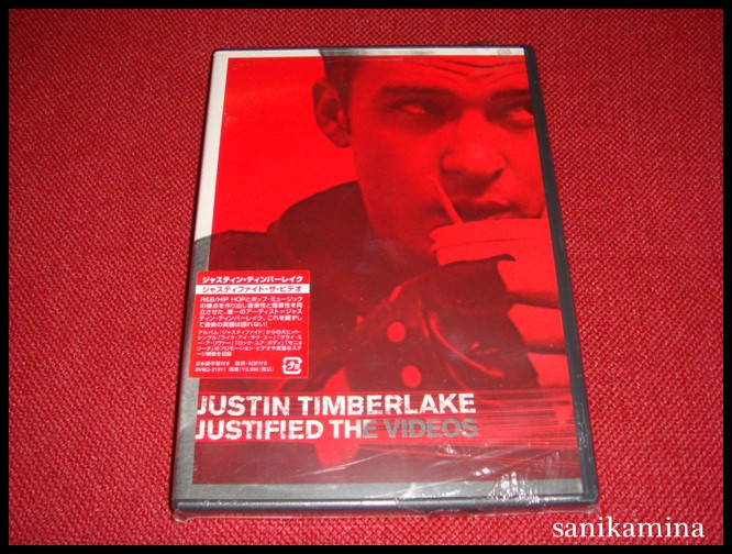 Justin Timberlake Justified The Videos DVD JAPAN VERSION