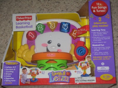 New Fisher Price Laugh And Learn Learning Basketball Baby Toddler