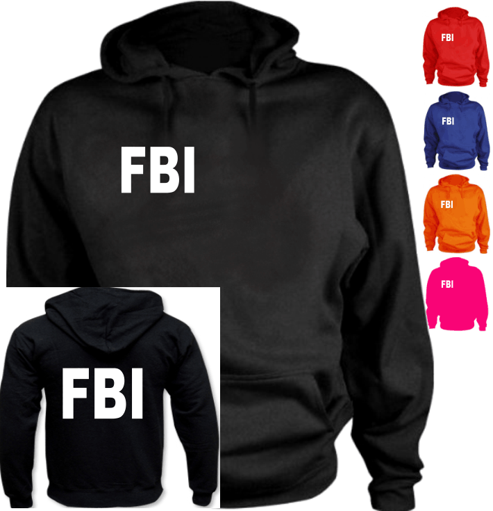 custom fbi bau hoodie