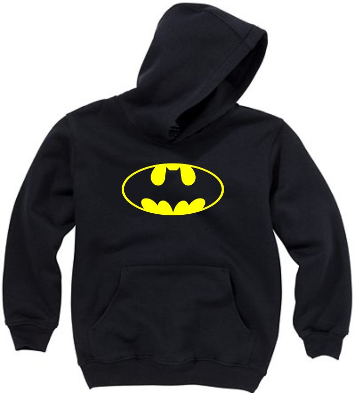 Batman logo retro KIDS New Child Hoodie (YS-YXL) Batman logo retro KIDS New Child Hoodie (YS-YXL)