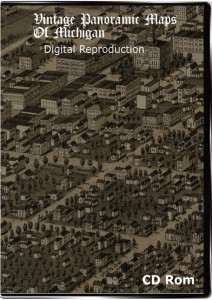 Vintage Antique 1887 Genealogy Maps Of  Michigan MI CD