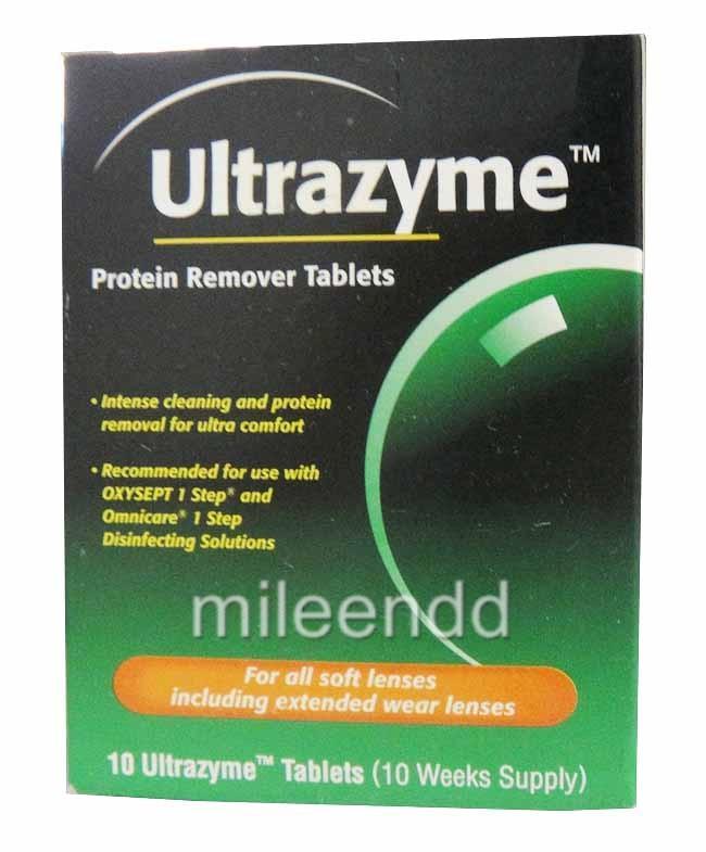 ULTRAZYME 10PC PROTEIN REMOVER TABLETS FOR ALL SOFT CONTACT LENSES eBay