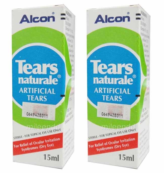 ALCON 2X 15ML / 0.5floz TEARS NATURALE ARTIFICIAL TEARS EYE DROPS DRY