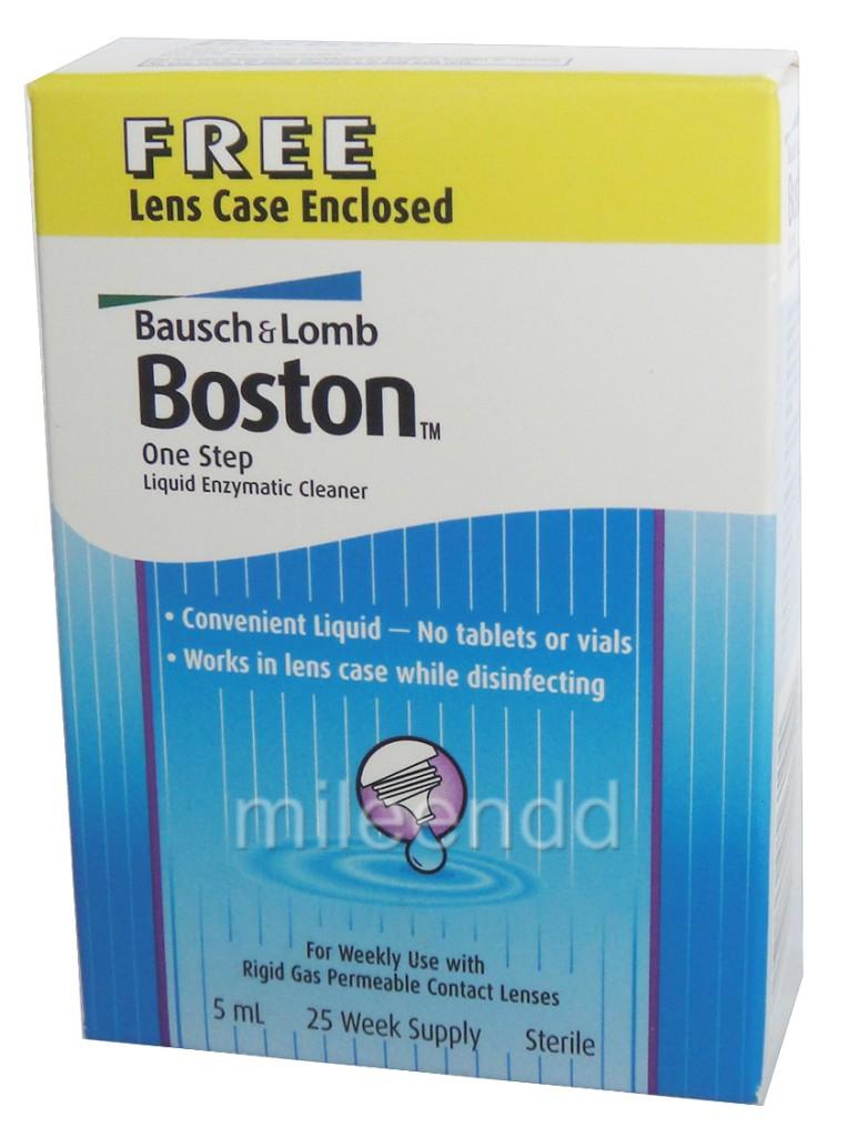 BAUSCH & LOMB BOSTON 1X 5ML ONE STEP LIQUID ENZYMATIC CLEANER EYE