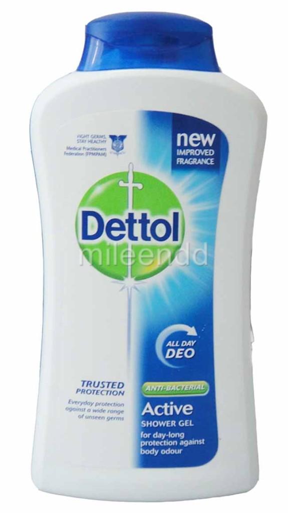 Dettol 250ml 8 45floz Anti Bacterial Active Shower Gel Against Body