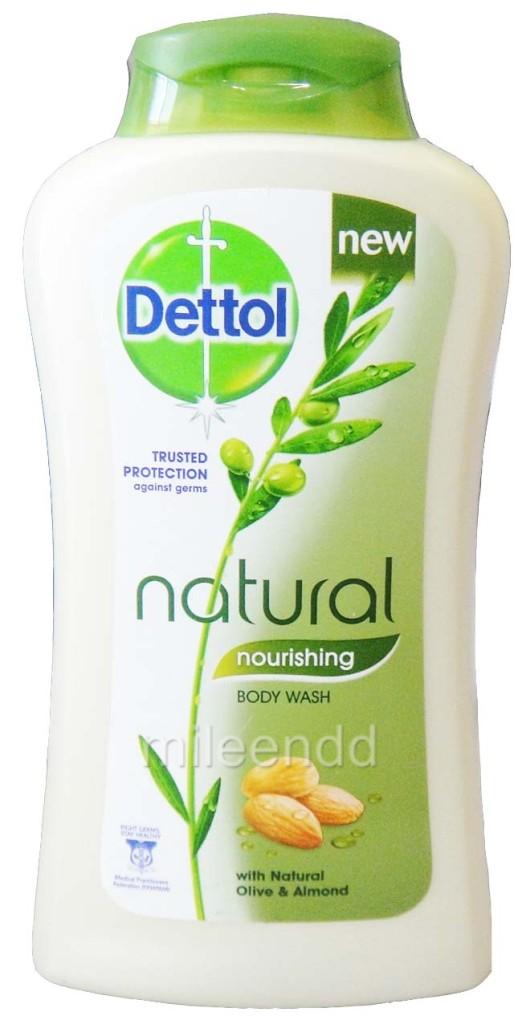 DETTOL 1X 250ML / 8.45floz NATURAL NOURISHING BODY WASH SHOWER OLIVE