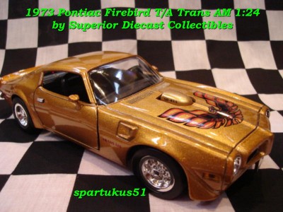 1973 FIREBIRD TRANS AM DIECAST CAR 1:24 NEW / MINT