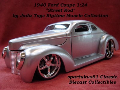 1940 FORD "STREET ROD" COUPE BY JADA 1:24 NEW MIB