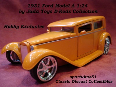 1931 FORD MODEL A STREET ROD CHOP TOP 1:24 NEW MIB