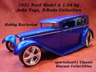 1931 FORD MODEL A STREET ROD CHOP TOP 1:24 NEW MIB