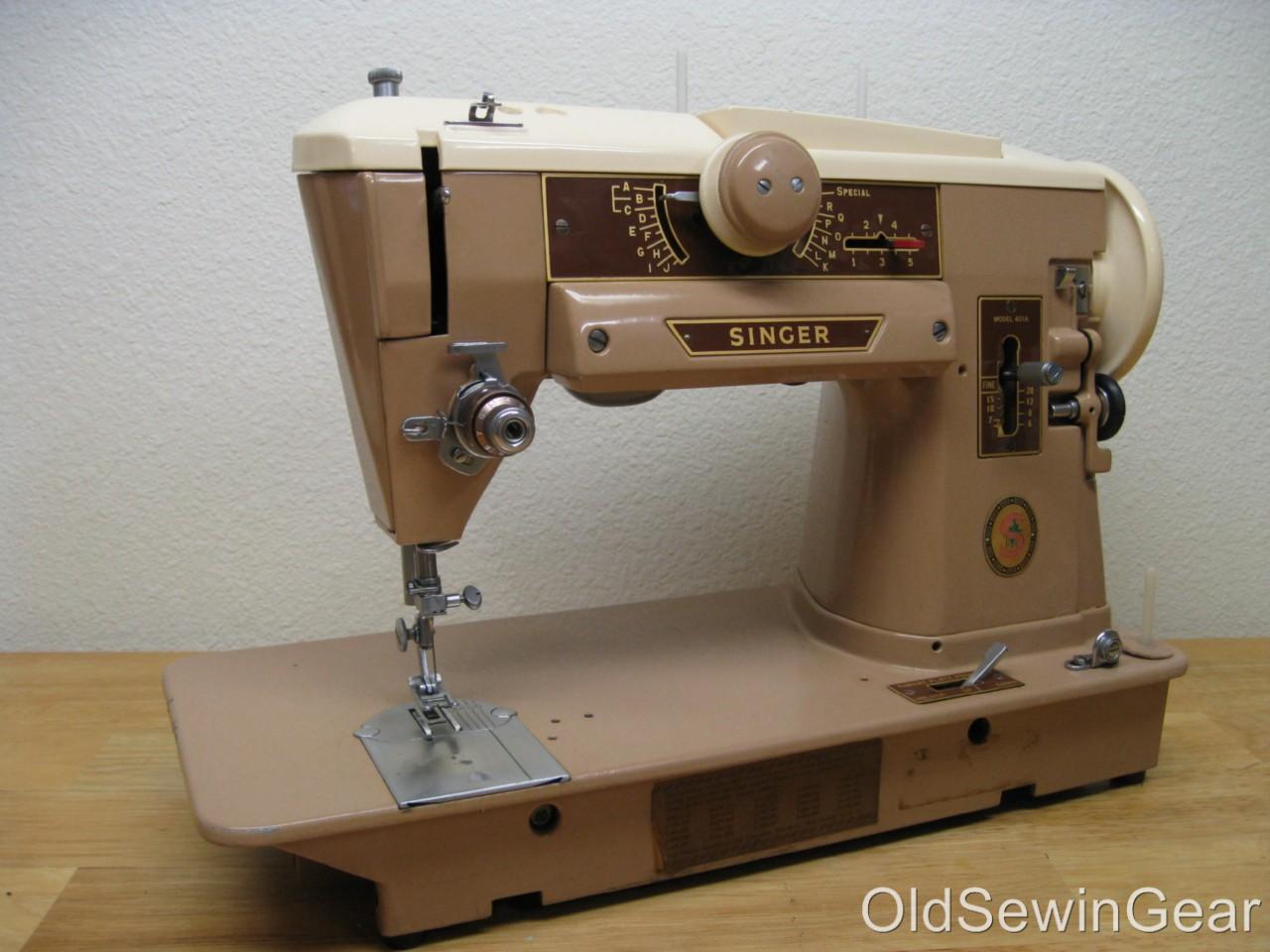 Industrial Strength Sewing Machine Singer 401 401A Heavy Duty