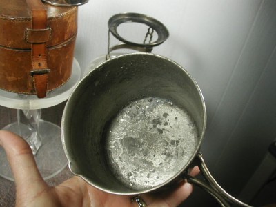 the hot water