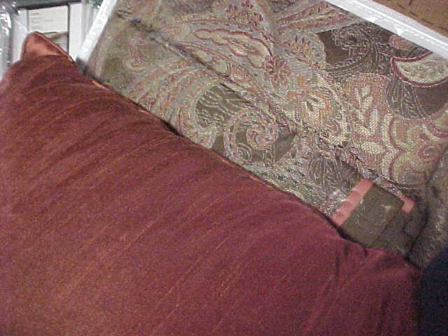 6p Queen Cindy Crawford Coral Fusion Comforter Set Brown Coral On