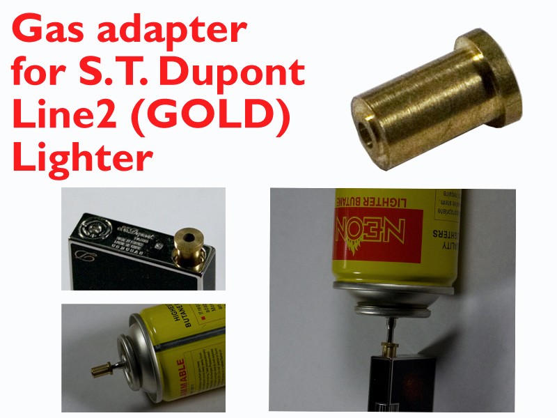 S T ST Dupont Lighter Refill GAS Butane Adapter USA Seller eBay