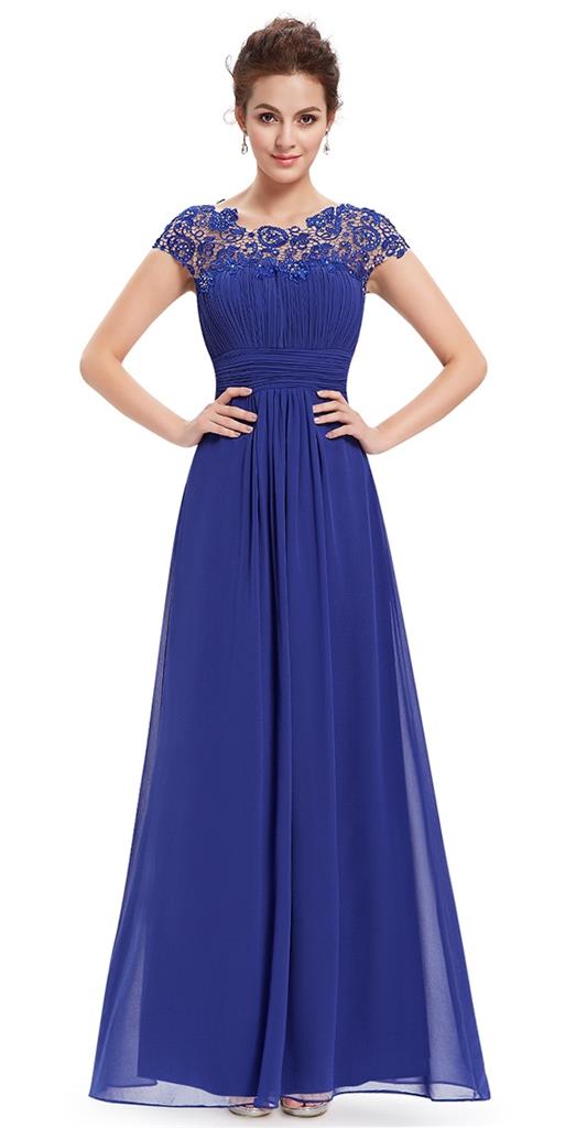 cobalt evening gown
